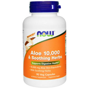 Aloe 10,000 & Soothing Herbs - 90 capsules - Nutra Best Europe