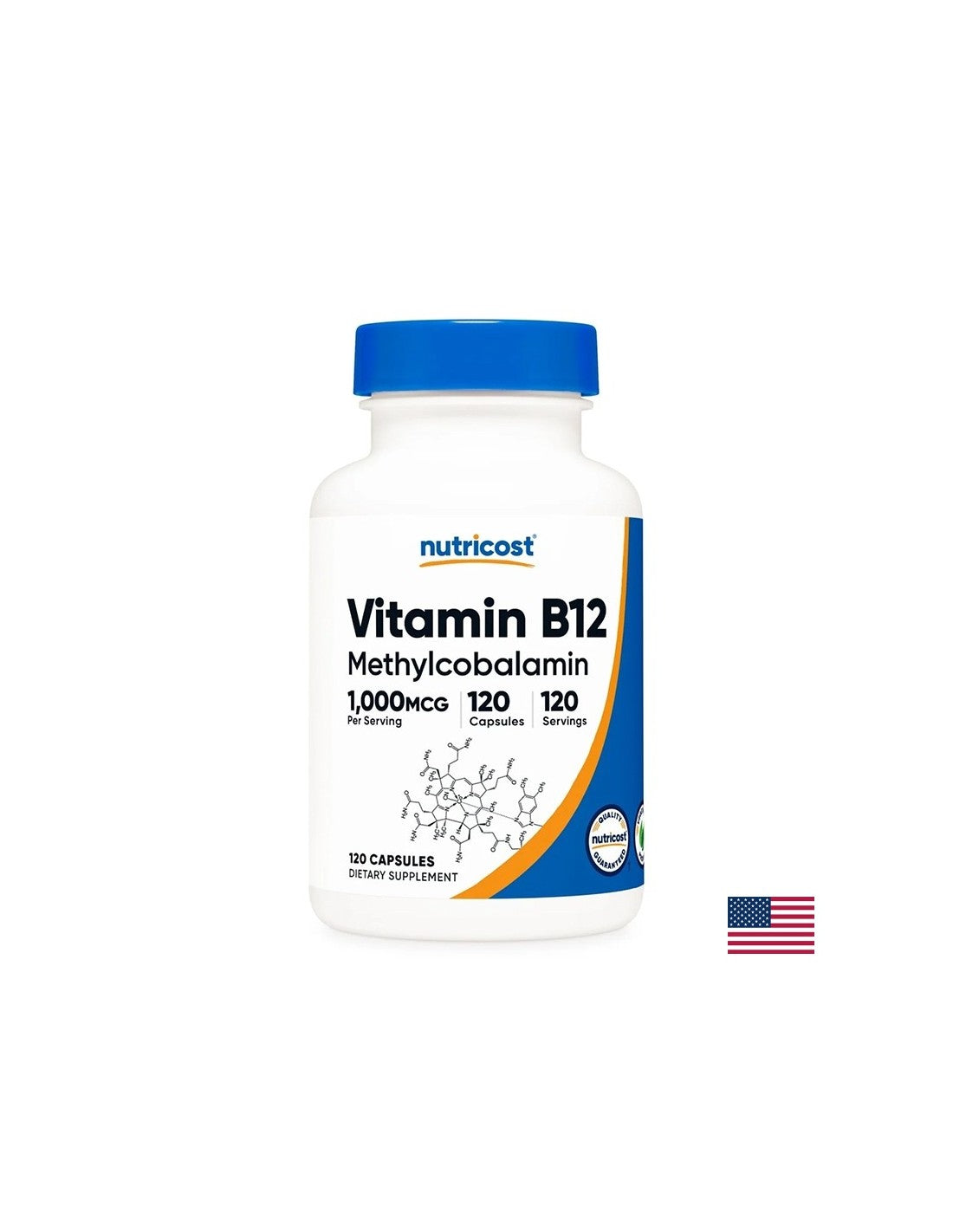 Sistemul cardiovascular și energia celulară - Vitamina B12 (metilcobalamină), 1000 µg x 120 capsule