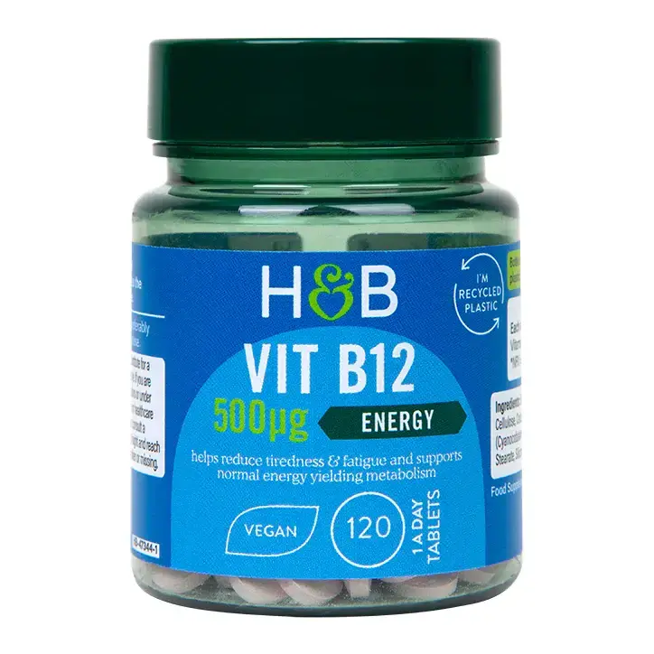 Vitamina B12 (Vitamina B12) 500 mcg 120 comprimate HOLLAND &amp; BARRETT
