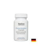 Controlul glicemiei - Complex de crom (crom + lecitină), 120 capsule