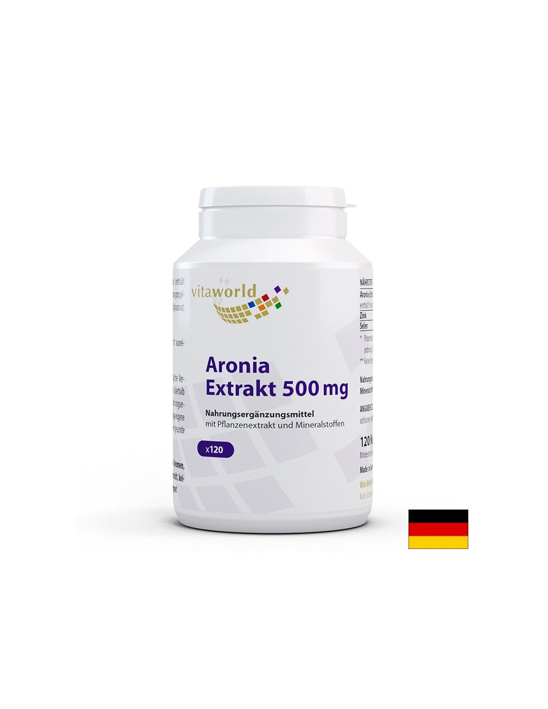 Imunitate si o inima sanatoasa - Aronia (extract) + Zinc si Seleniu, 120 capsule