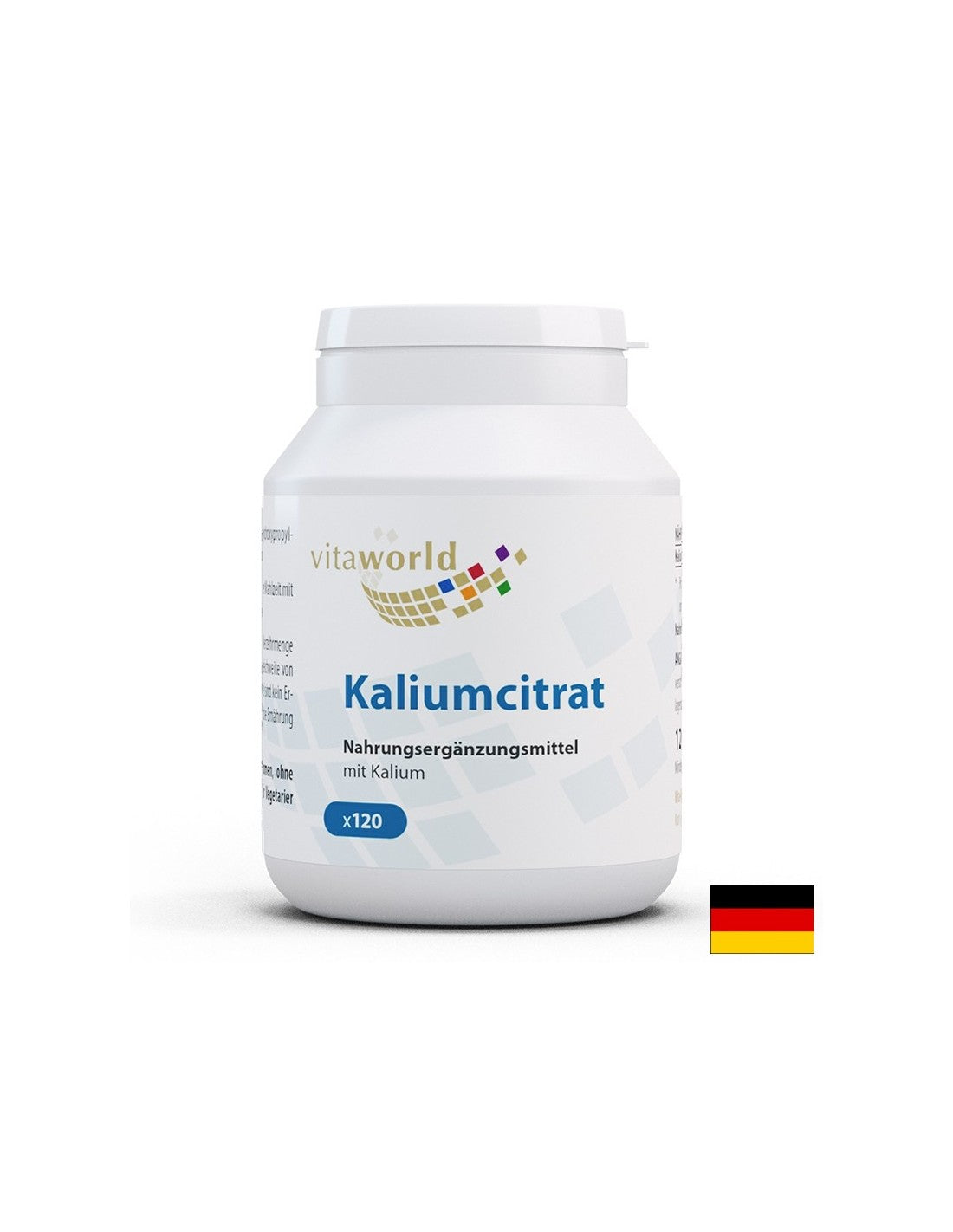 Potasiu (citrat) - pentru echilibrul electrolitic, 120 capsule