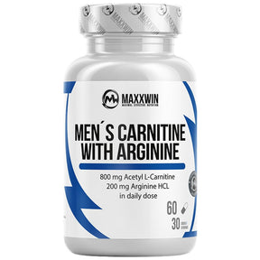 Men's Carnitine with Arginine | Acetyl L-Carnitine + L-Arginine - 60 capsules - Nutra Best Europe