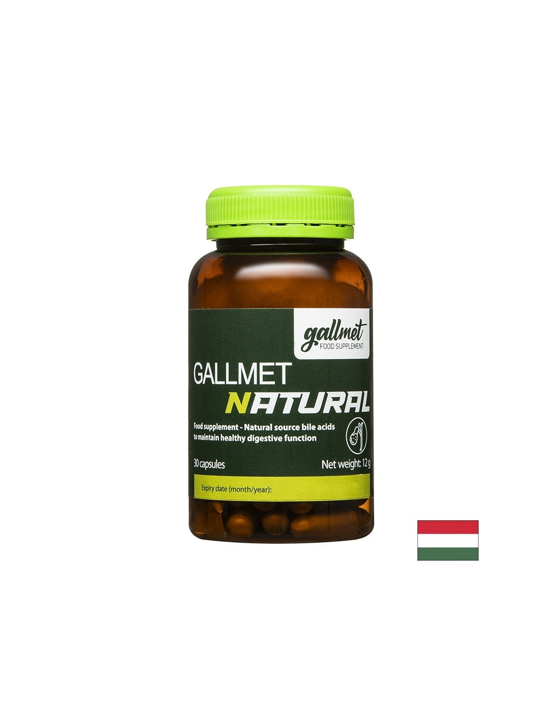 Digestie - Bilă de bou 125 mg, 30 capsule GALLMED