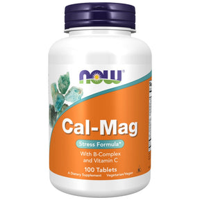 Cal-Mag with B Complex & Vitamin C | Stress Formula - 100 Tablets - Nutra Best Europe