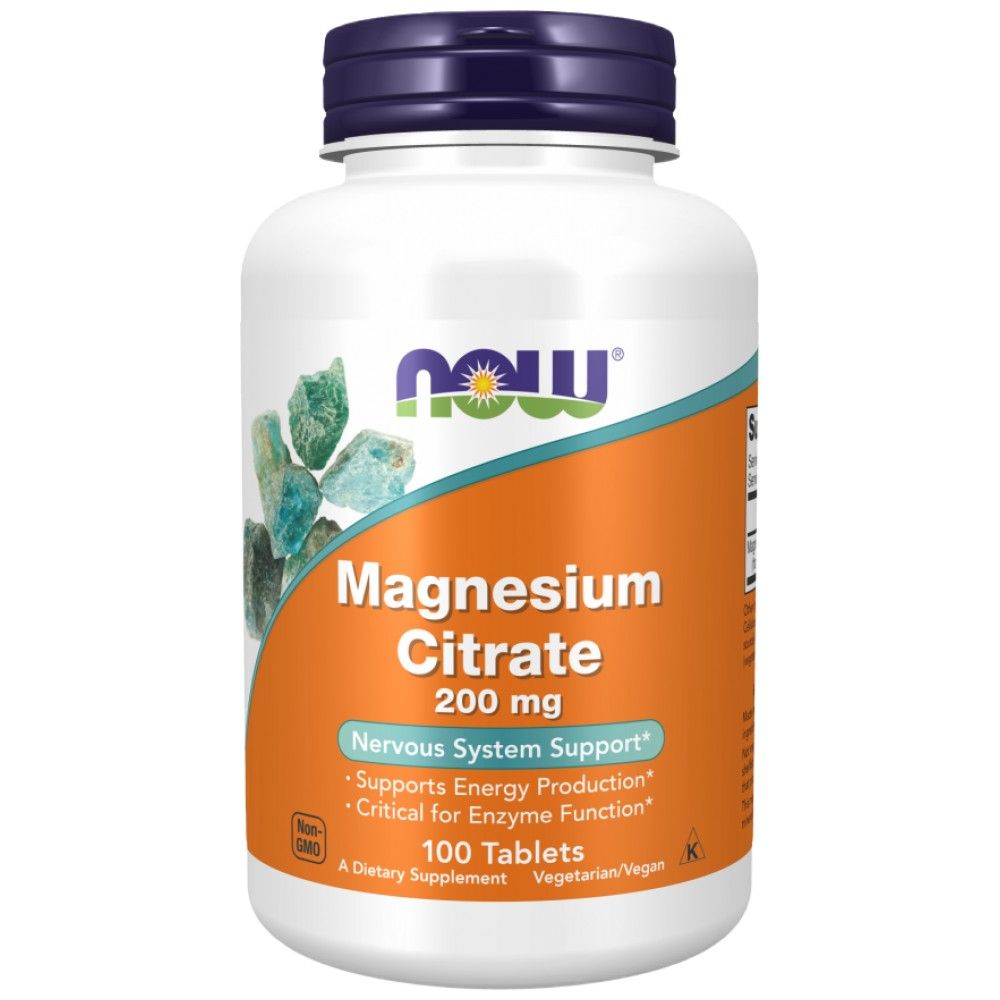 Citrat de magneziu 200 mg - 100 tablete