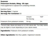 Orotat de potasiu 99 mg 60 capsule