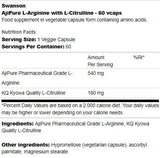 AjiPure L-Arginina cu L-Citrulina 60 capsule