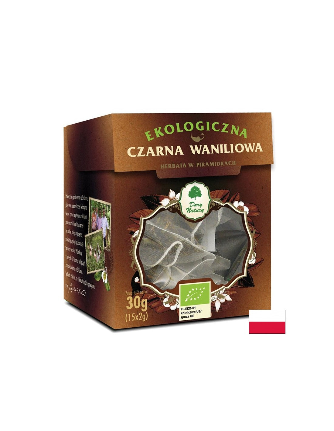 Ceai negru Ceylon Bio, 15 pungi filtrante