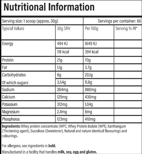 Proteine ​​de performanță | Amestec de izolat și concentrat - 2000 de grame