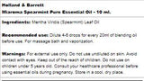 Miaroma Spearmint | Ulei esențial pur - 10 ml