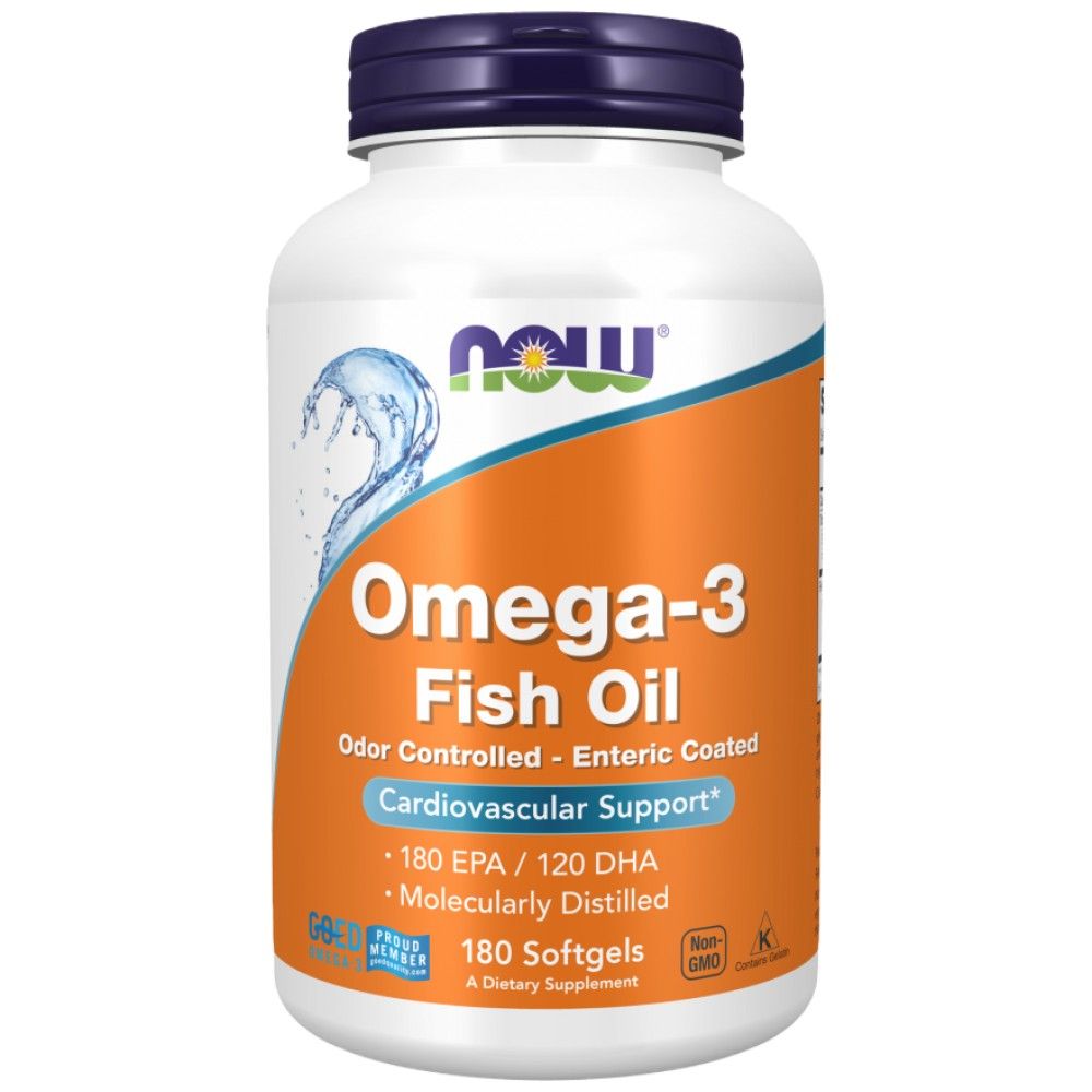 Omega-3 acoperit enteric - 180 de capsule moi