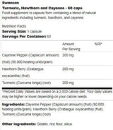 Turmeric, păducel și Cayenne 60 capsule