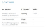 C activ 1000 mg | PureWay-C® cu bioflavonoide citrice și Acerola - 120 capsule