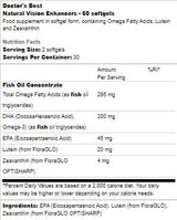 BEST Natural Vision Enhancers - 60 de capsule de gel