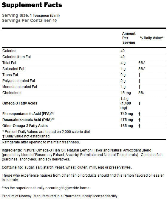 Omega 3 lichid - 200 ml