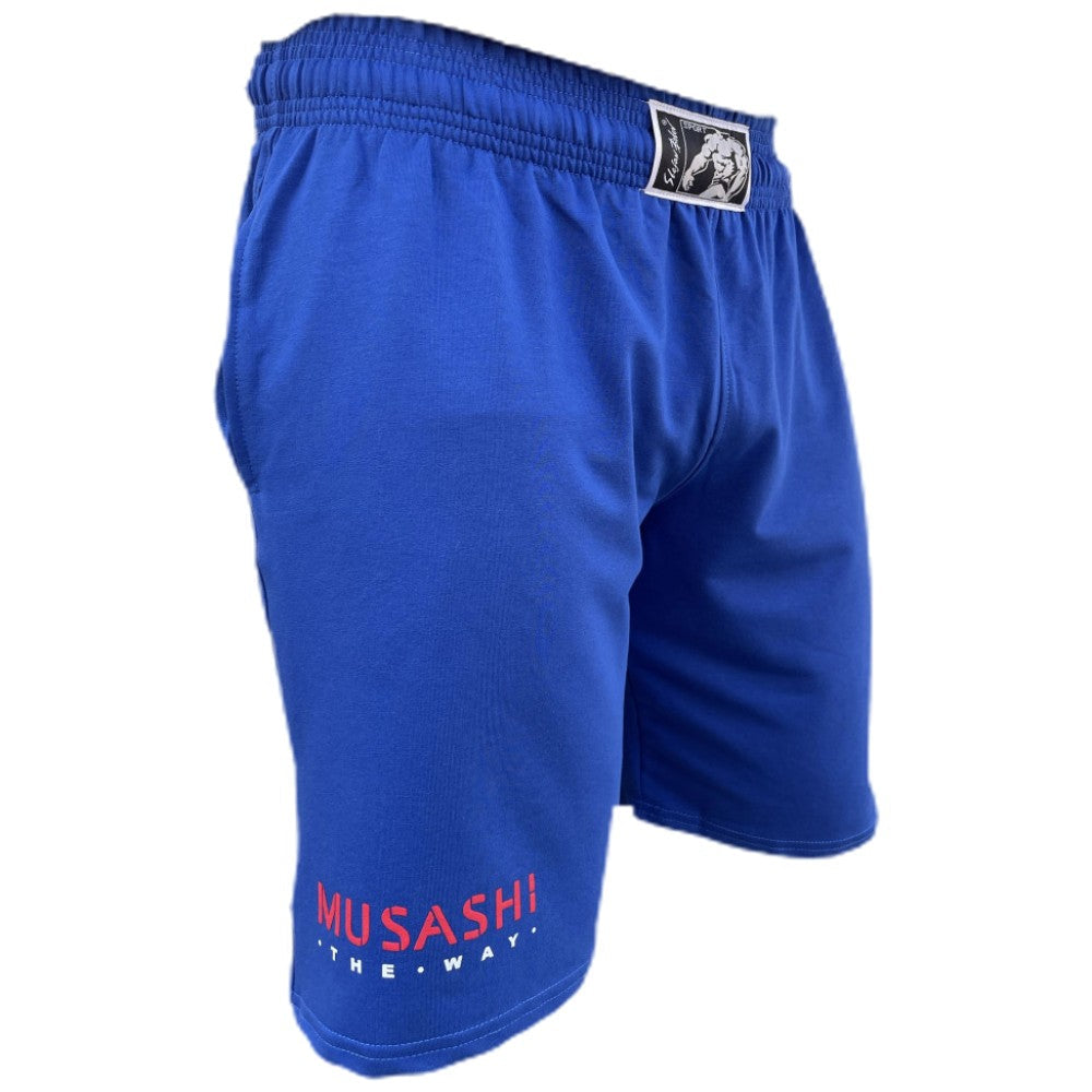 Pantaloni scurți neted - Albastru / Pantaloni scurți - Albastru