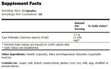 BALETTO PALMETTO BERME 550 mg - 100 de capsule