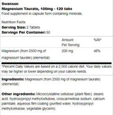 Taurat de magneziu 100 mg - 120 comprimate