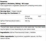 AjiPure L-Histidină 500 mg 60 capsule