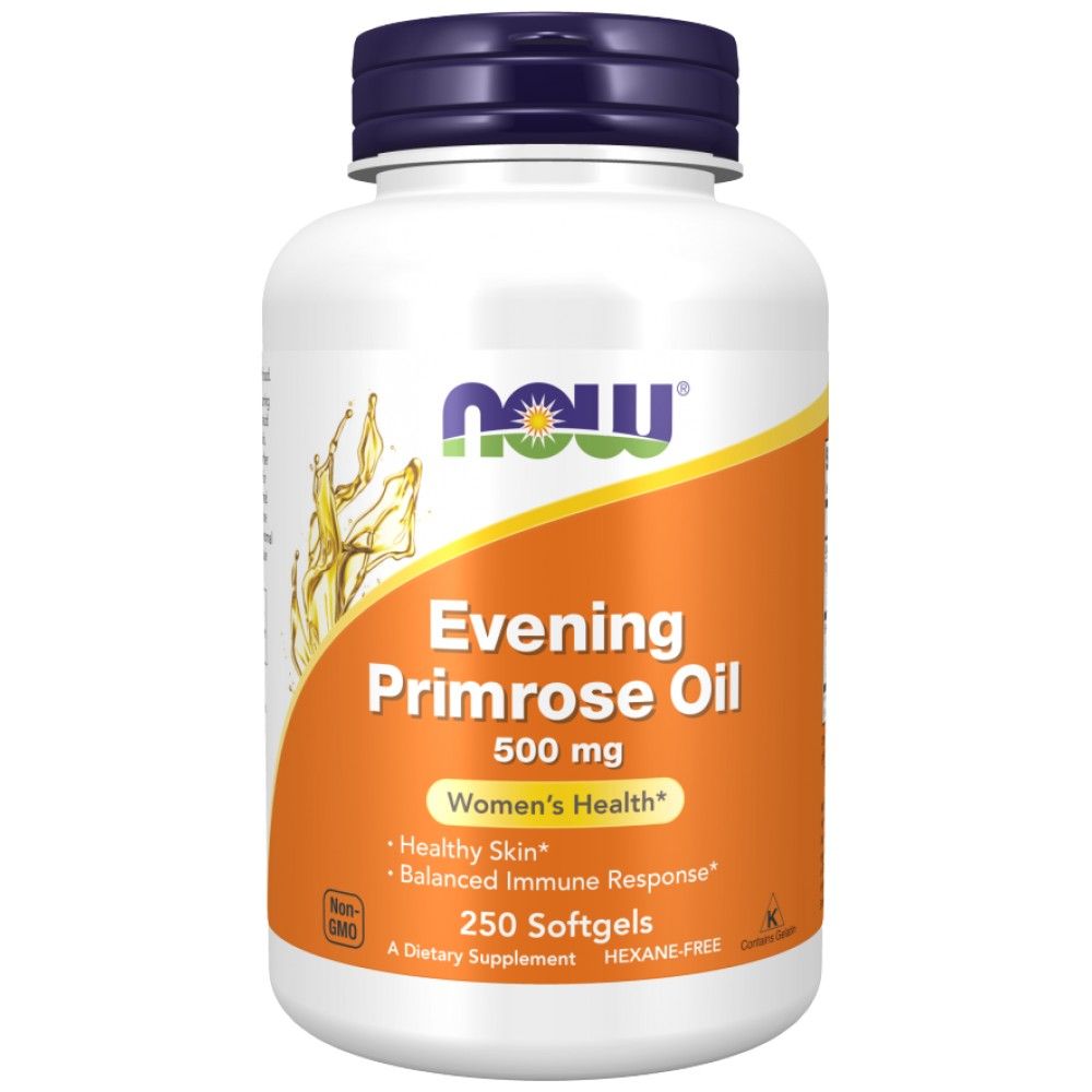 Ulei de Primrose 500 mg - 250 capsule de gel
