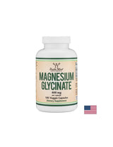 Funcția nervoasă și musculară - Magneziu (glicinat/bisglicinat), 180 capsule Double Wood