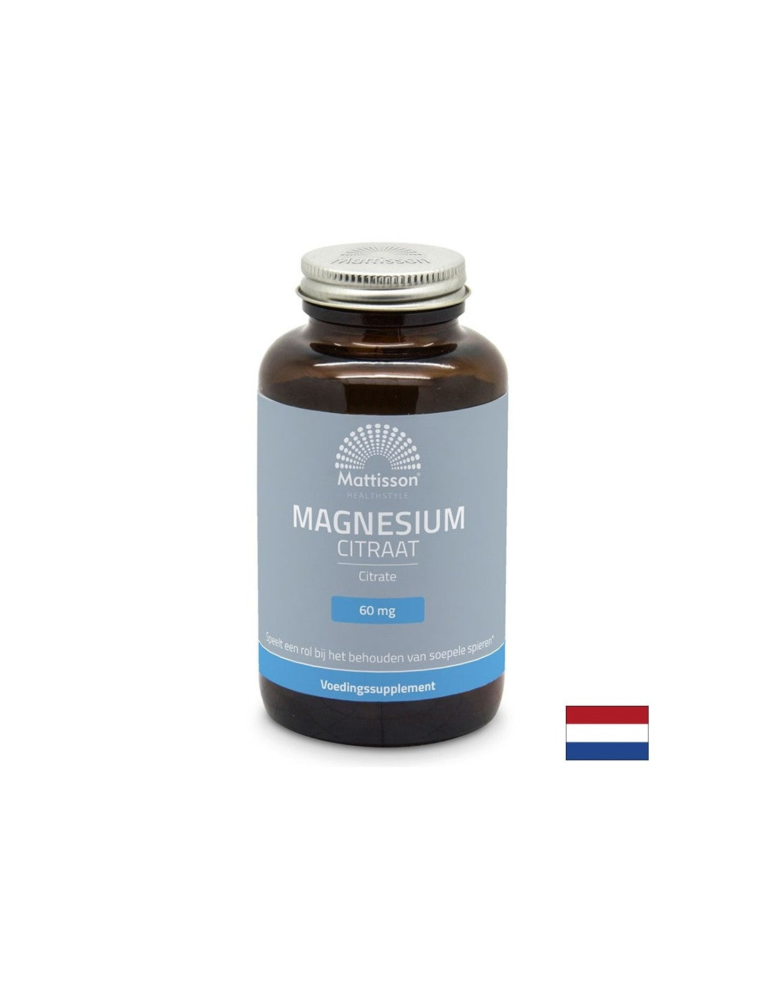 Funcția inimii, nervoase și musculare - Magneziu (citrat), 180 capsule Mattisson Healthstyle