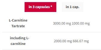 L-Carnitine 3000 capsule - 60 capsule