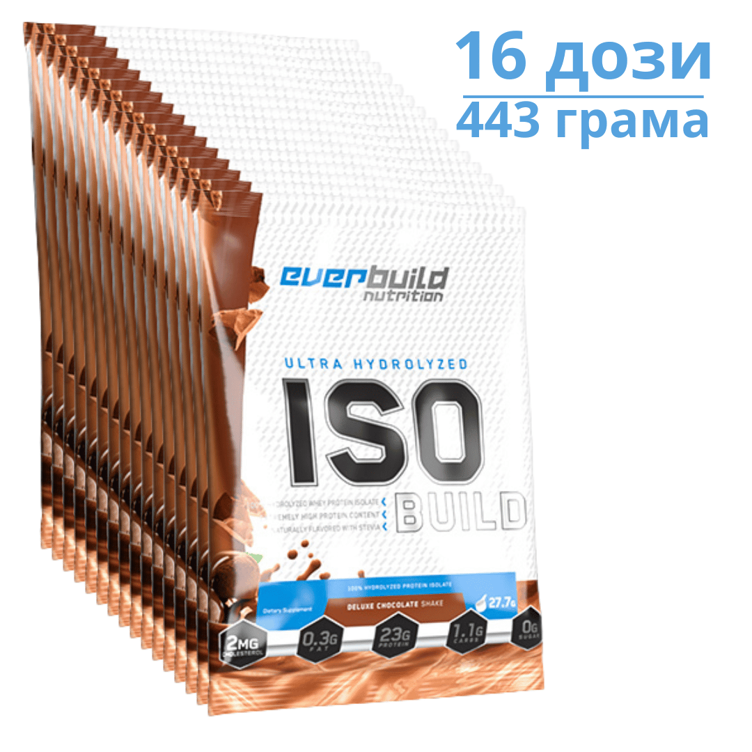 ISO BUILD Protein Isolat 0,443 kg /16 doze unice/