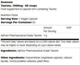 Taurina 1000 mg 60 capsule