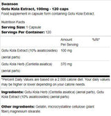 Extract Gotu Kola 100 mg 120 capsule