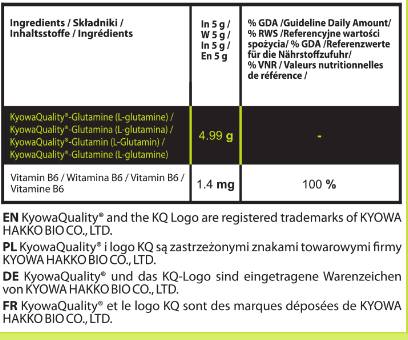Pulbere de glutamina | Kyowa - 300 de grame