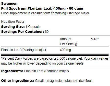 Full Spectrum Patlain Leaf 400 mg 60 capsule