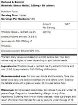 Rhodiola pentru calmarea stresului 200 mg - 60 comprimate