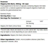Slippery Elm Bark 400 mg 60 capsule