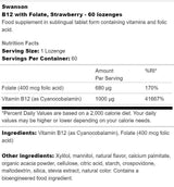 B12 1000 mcg cu folat - 60 comprimate sublinguale