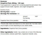 Coaja de grapefruit 600 mg 120 capsule