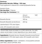 Boswellia Serrata 500 mg 120 capsule