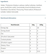 Sirop Skinny | Jeleu de căpșuni - 425 ml