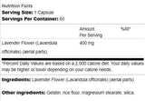 Floare de lavandă 400 mg 60 capsule