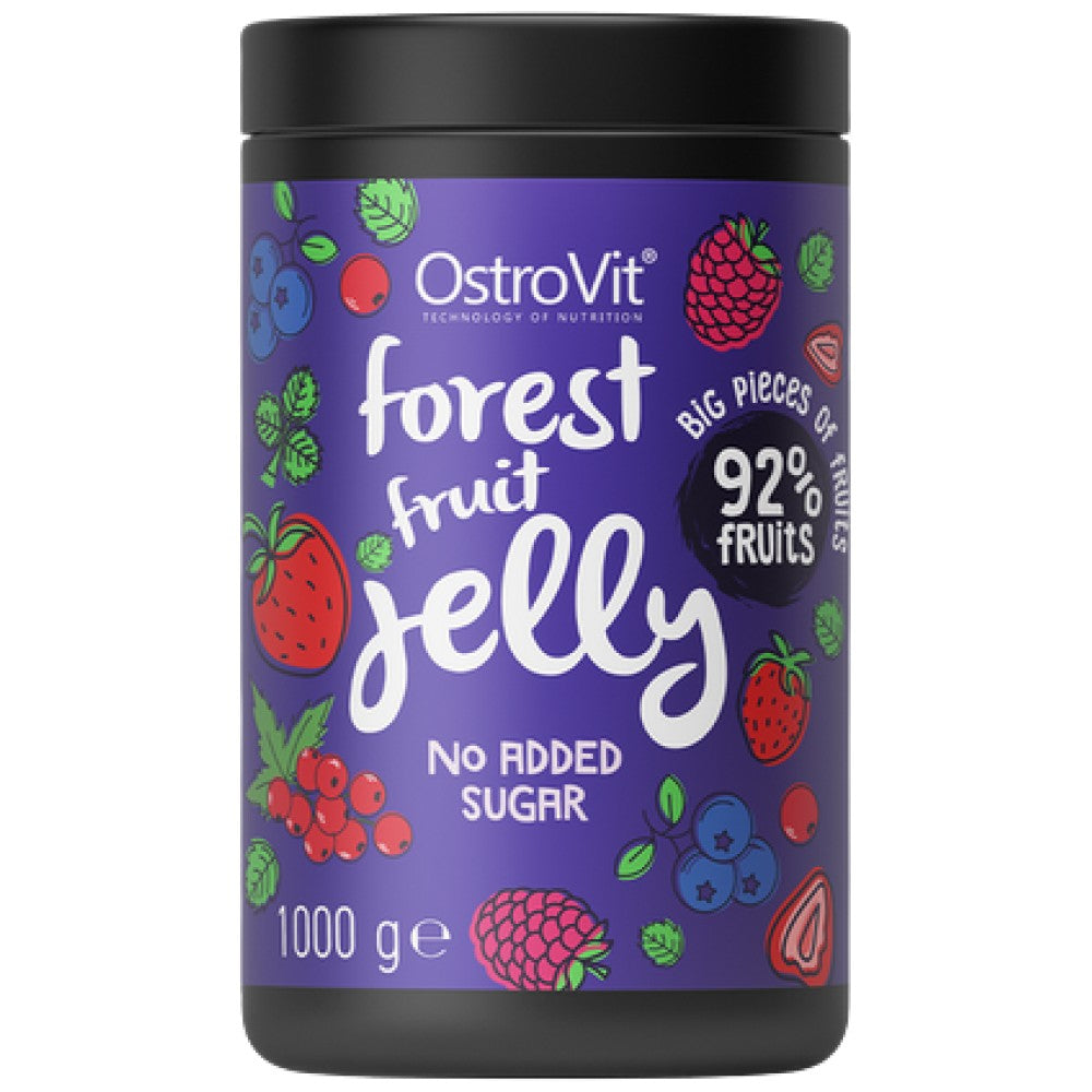 Jeleu de fructe de pădure | 92% fructe reale ~ fără zahăr adăugat 1000 grame