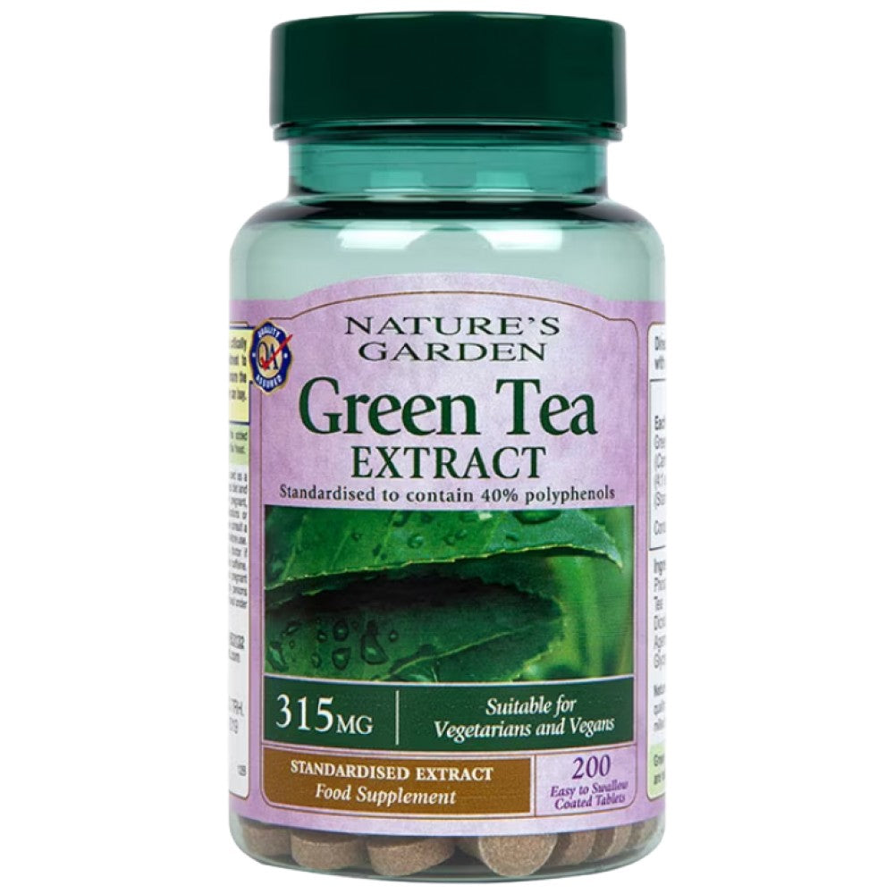 Extract de ceai verde 315 mg | Grădina Naturii - 200 de tablete