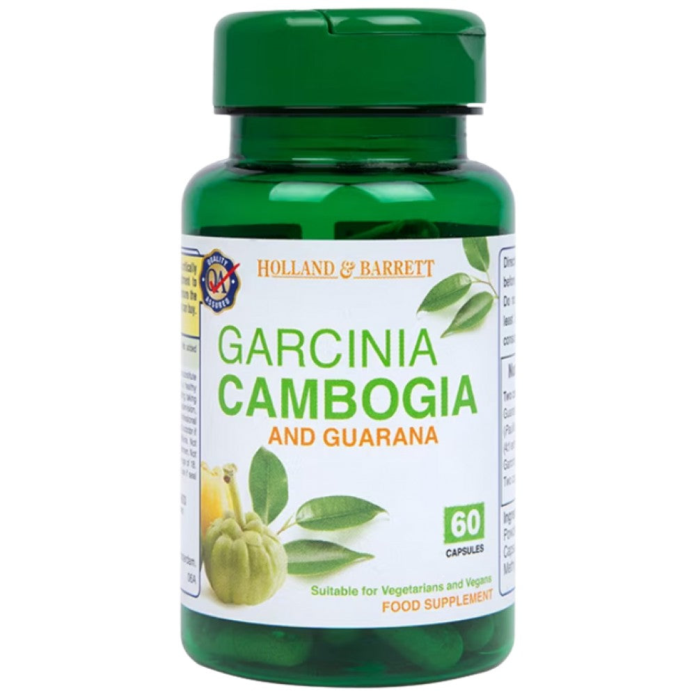 Garcinia Cambogia și Guarana - 60 capsule