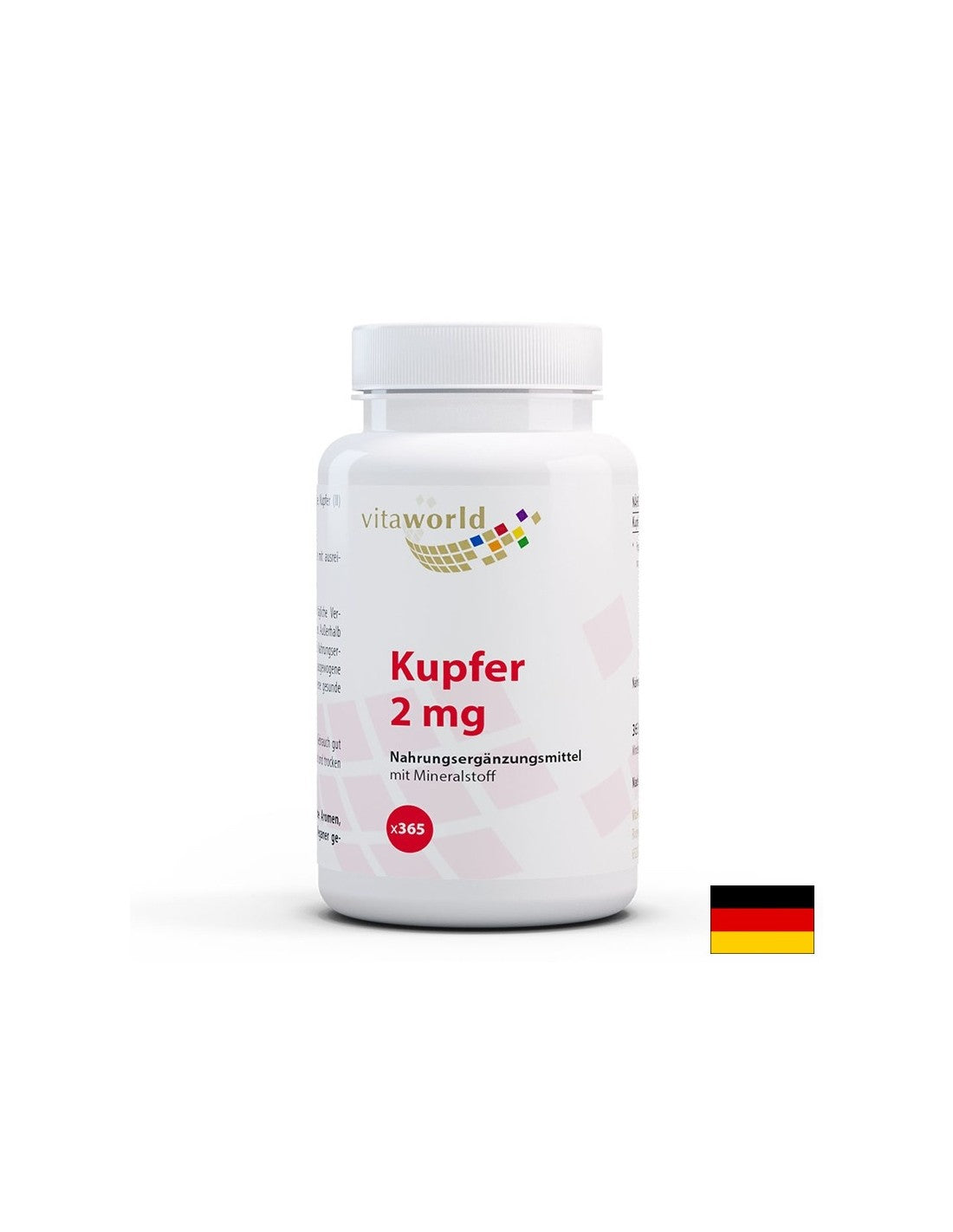 Antioxidant - Cupru (gluconat de cupru), 2 mg x 365 comprimate