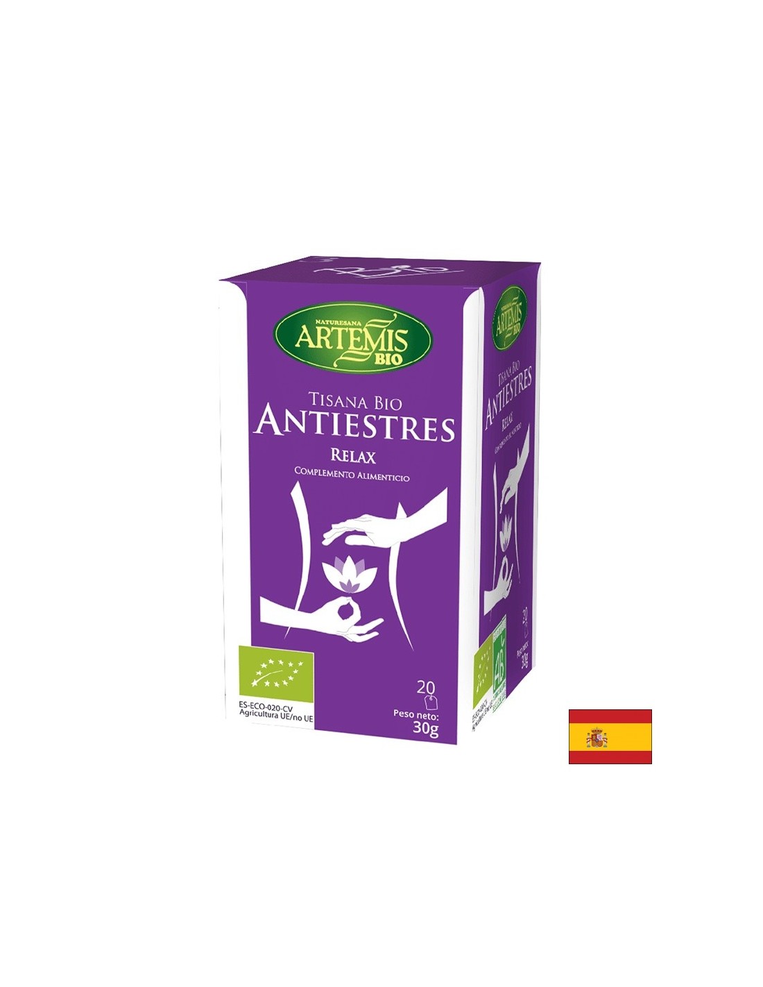 Ceai calmant anti-stres, 20 de pungi de filtru