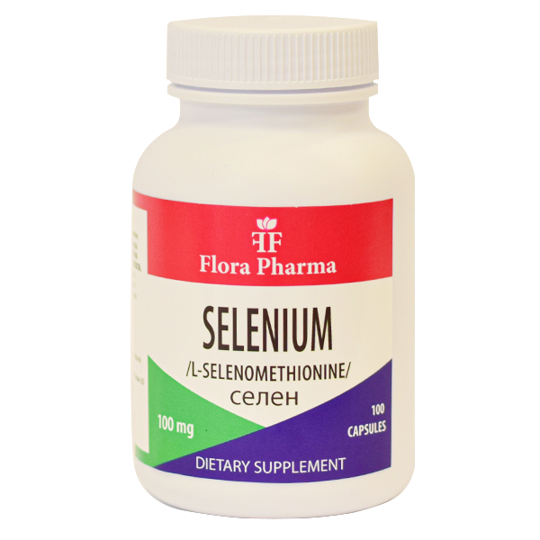 SELENIUM 200 mcg/100 capsule, 50 doze/ FLORA FARMA