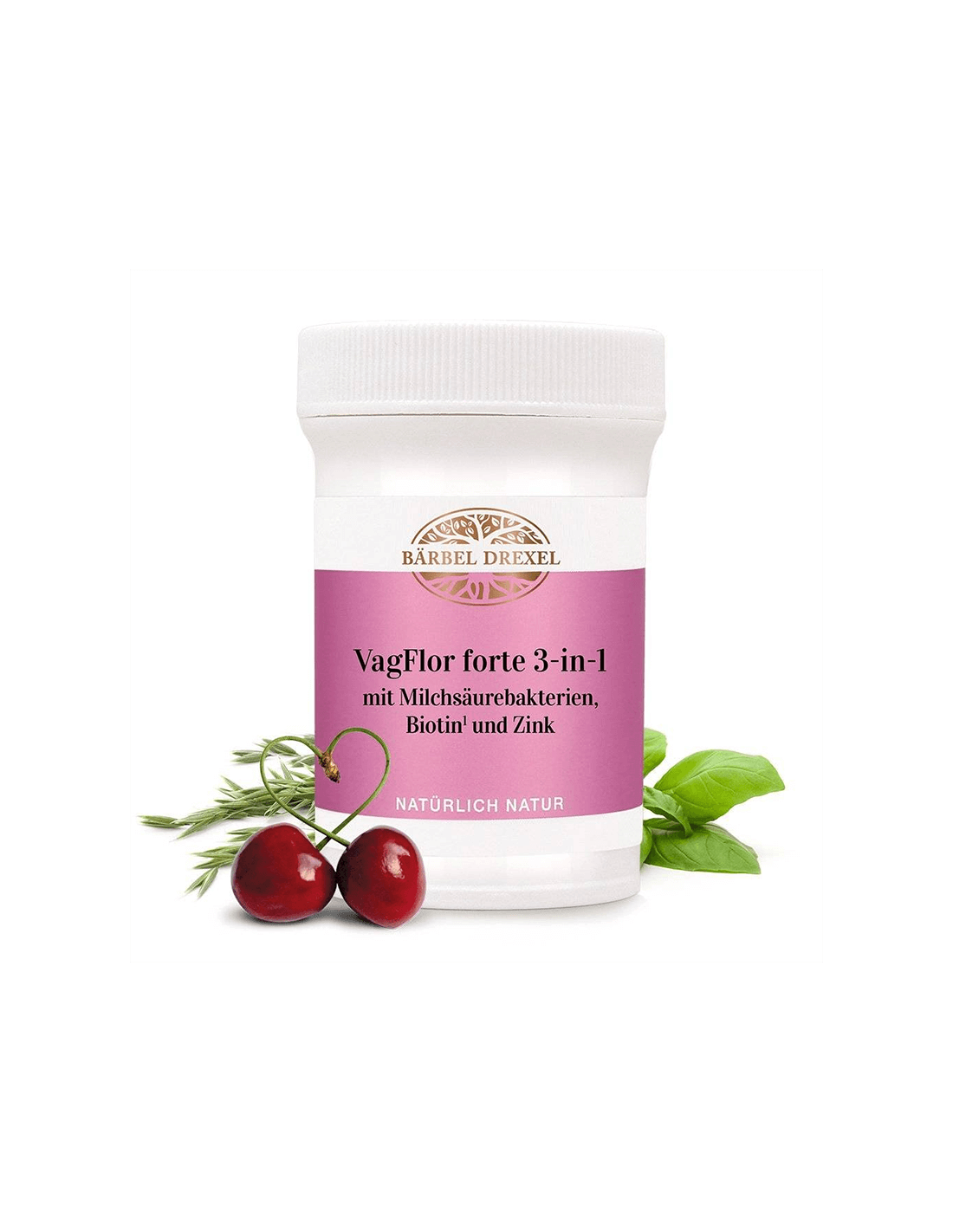 Formula Flora vaginala - Amestec de probiotice, biotină, zinc și extracte din plante, 200 de miliarde de probiotice active, 30 de capsule
