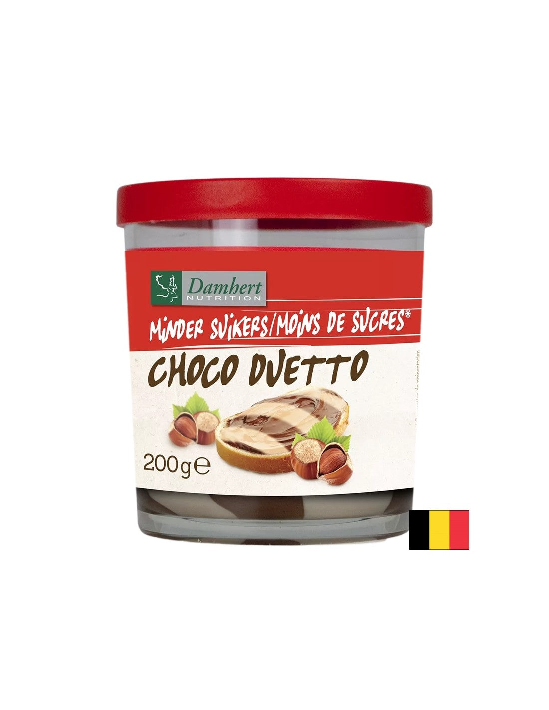 Cremă de ciocolată, DUO (fără zahăr), 200 g
