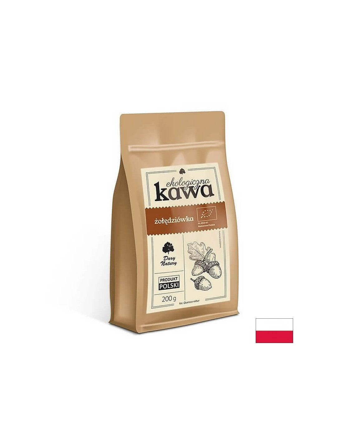 Cafea din ghinde si ierburi Bio, 200 g Dary Natury