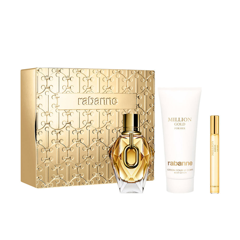 SET MILLION GOLD FOR HER Apa de parfum 90ml + LOTIUNE DE CORP 100ml + SPRAY de voiaj 10ml